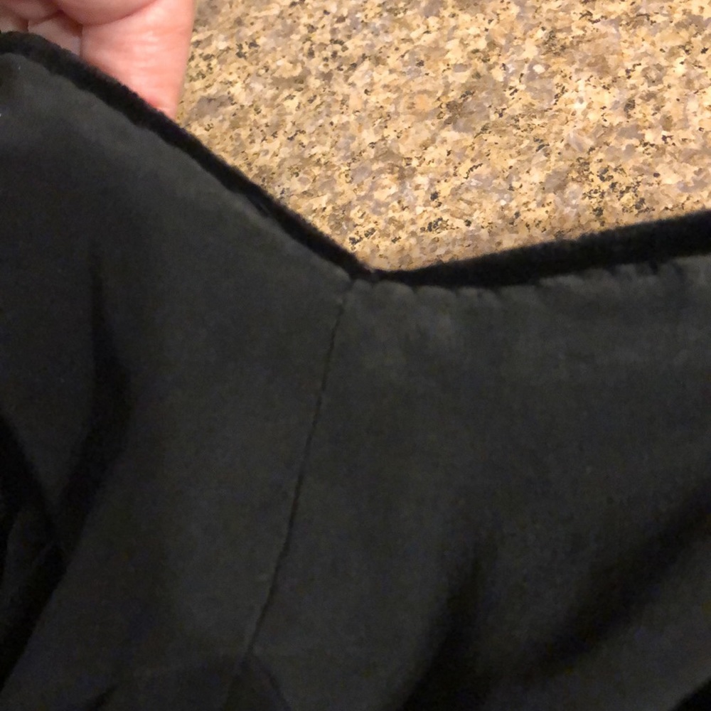 Vintage Black Velvet Long Dress Handmade Small? XS? See Rough Measurements - Picture 17 of 17